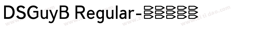 DSGuyB Regular字体转换
